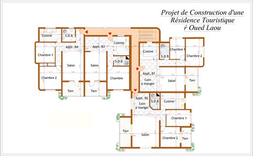 Plan des appartements